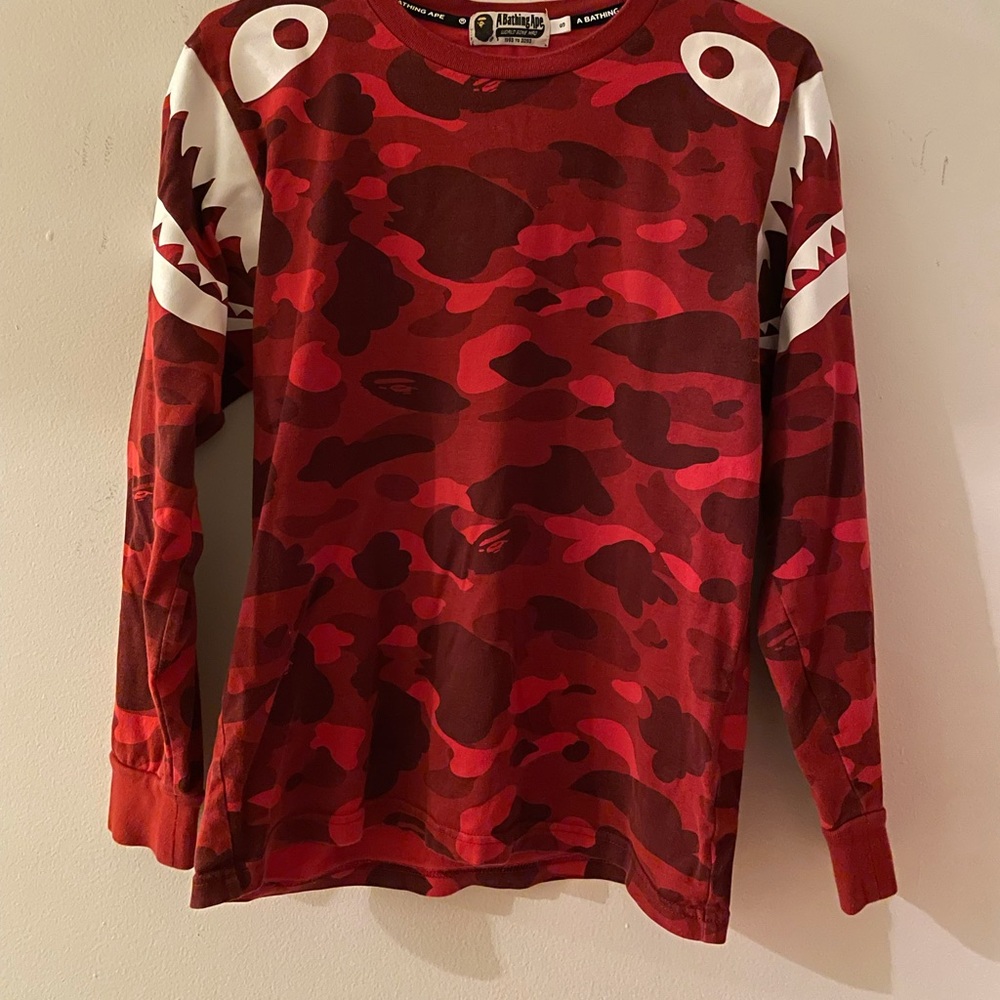 Bape long sleeve shirt